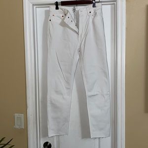 RE/DONE HIGH WAISTED CROP